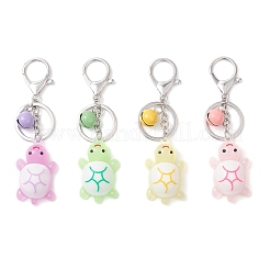 4 шт. светящихся брелоков из ПВХ в виде черепахи и окрашенного железного колокольчика&nbsp;KEYC-JKC01340