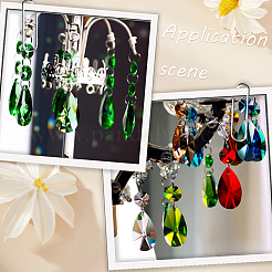 120 шт. гальванизированные стеклянные восьмиугольные соединители&nbsp;EGLA-SP0001-35