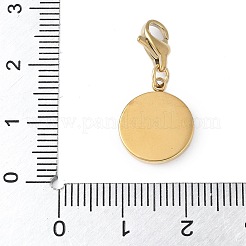 Плоский круглый предмет из нержавеющей стали 304 с подвеской-луной&nbsp;STAS-S165-11G