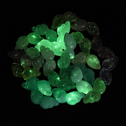 Светящиеся прозрачные акриловые бусины&nbsp;X-LACR-S001-08