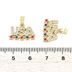 Латунные микро проложить кубического циркония подвески&nbsp;KK-H206-13G