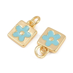 Латунь эмаль подвески&nbsp;KK-H078-02A-G02