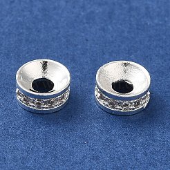 Покрытие стойки латунное паве прозрачные проставки из кубического циркония&nbsp;KK-M285-15S