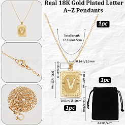 1 шт. латунные подвески&nbsp;NJEW-BBC0001-18V