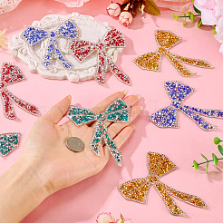 8 шт. 4-х цветные заплатки из полиэфирной ткани&nbsp;PATC-TA0001-31