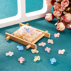 96 шт. 8-х видов градиентных прозрачных акриловых бусин&nbsp;OACR-TA0003-42