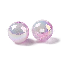 Двухцветные акриловые бусины с непрозрачным кракле&nbsp;X1-MACR-C032-01D