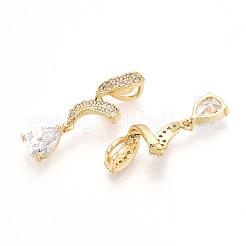 Латунные микро проложить кубического циркония подвески&nbsp;KK-T070-65A