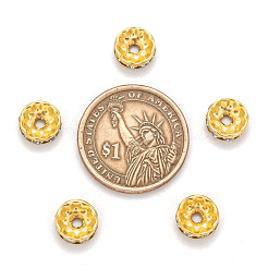 Железный сорт а кристалл горный хрусталь разделительные бусины&nbsp;RB-A010-10MM-G