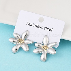 Серьги-гвоздики из нержавеющей стали 304&nbsp;EJEW-S265-08GP