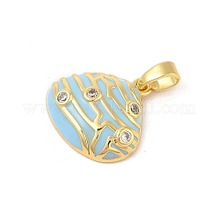 Латунные микро проложить кубического циркония подвески&nbsp;X-KK-R100-12G-02