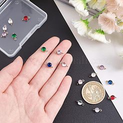 Позолоченные латунные соединители с цирконием&nbsp;KK-NB0002-13G