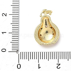 Латунные микро проложить кубического циркония подвески&nbsp;KK-I379-07G