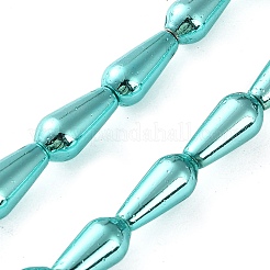 Гальванические нити синтетических магнитных гематитовых бусин&nbsp;G-C248-G01-8x12mm