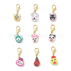 Кулон из полимерной глины ручной работы&nbsp;HJEW-JM04026-02