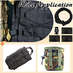 Полиэстеровый тактический флаг-банджи эластичная застежка-ремень&nbsp;FIND-WH0139-760A