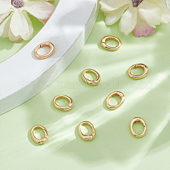 9 шт. латунные пружинные кольца-затворы&nbsp;KK-ME0003-17