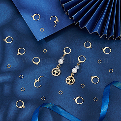 40 шт. фурнитура для сережек из нержавеющей стали 304&nbsp;STAS-UN0041-83