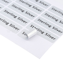 Наклейки из стерлингового серебра для домашних животных&nbsp;DIY-NH002-01A