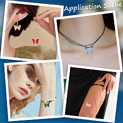 16шт 8 цвета стеклянные подвески&nbsp;GLAA-BBC0001-08