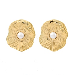 Серьги-гвоздики из нержавеющей стали 304&nbsp;EJEW-B108-10G