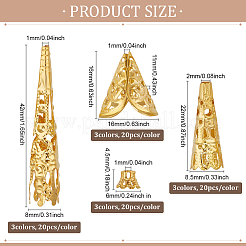 14 стиль железные колпачки для бусин&nbsp;IFIN-ME0001-24