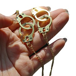 Наручники сплав панцирная цепь подвеска серьги-гвоздики&nbsp;FS-WG10D04-02