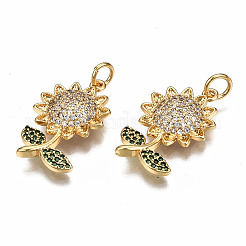 Латунные микро проложить кубического циркония подвески&nbsp;LS-ZIRC-Q200-013-NF