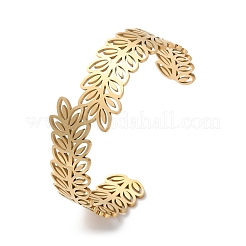 Браслеты-манжеты из хирургической нержавеющей стали 316 BJEW-P349-04G