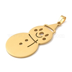 Подвески из нержавеющей стали 304 на рождественскую тематику&nbsp;STAS-Q005-01G-03