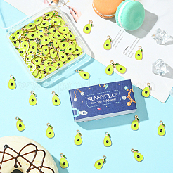 100 шт. Подвески из сплава с эмалью&nbsp;ENAM-SC0006-92