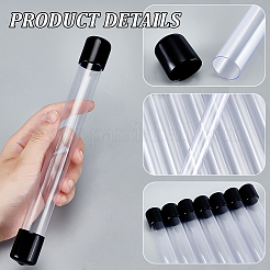 Прозрачные пластиковые трубки для хранения бусин из ПВХ&nbsp;AJEW-WH0348-767B