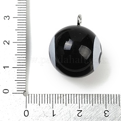 8 подвеска из смолы на спортивную тематику в виде мяча&nbsp;RESI-I063-01B