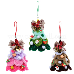 Наборы для самостоятельного изготовления рождественских подвесных украшений&nbsp;DIY-SC0032-77