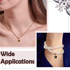 10 шт. 10 стиля смешанных полукруглых подвесок из драгоценных камней&nbsp;G-CJ0001-81