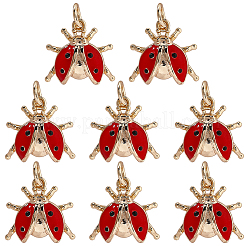 Кулоны с эмалью из латуни&nbsp;KK-BBC0021-89