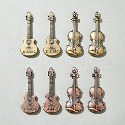 8шт 4 стиля подвески из сплава в тибетском стиле FIND-FS0002-60