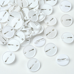 80 шт. пластиковая основа для броши&nbsp;KY-SC0002-39A