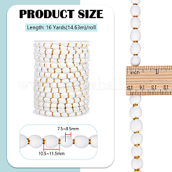 16 ярд полиэстеровой ленты в форме фонаря&nbsp;AJEW-BC0009-53B