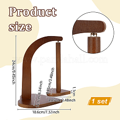 Зажим для пряжи из древесины бука&nbsp;TOOL-WH0816-007B