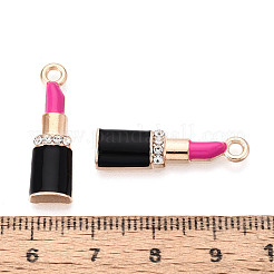 Подвески из сплава со стразами и эмалью&nbsp;ENAM-T024-62B-G