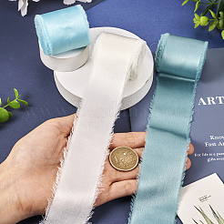 3 рулон 3-х цветов ленты из полиэстера с потертой бахромой&nbsp;OCOR-TA0001-55B