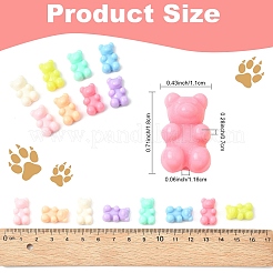 100 шт. Непрозрачные акриловые бусины&nbsp;SACR-YW0001-92