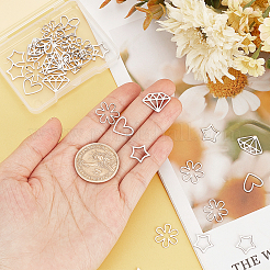 40 шт. 4 соединительных кольца из нержавеющей стали 201&nbsp;STAS-DC0005-51