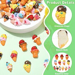 Кабошоны из смолы 52шт 13 стиля&nbsp;RESI-CJ0004-86