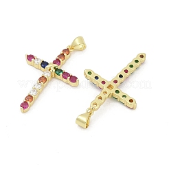 Латунные микро проложить кубического циркония подвески&nbsp;KK-D317-105G-01