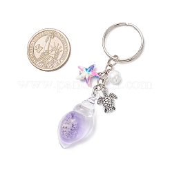 Брелки в форме ракушки из акрила&nbsp;KEYC-JKC01322-03