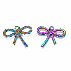 Кулон из сплава цвета радуги со стразами&nbsp;PALLOY-N163-116-NR