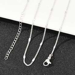 Цепочка-колье из латуни в форме звезды толщиной 2 мм для мужчин и женщин&nbsp;NJEW-L012-09S