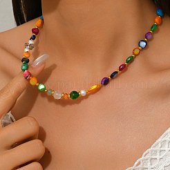 Ожерелья из бисера из окрашенных натуральных ракушек для женщин&nbsp;UA5523